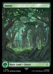 (109) Forest - FOIL - FULL ART Land